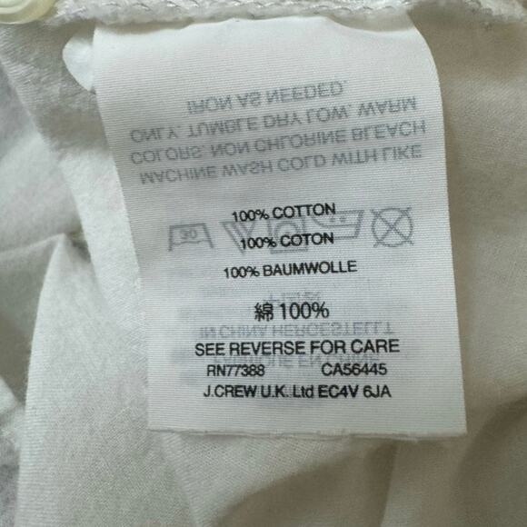 Madewell Embroidered Floral Blouse Cottagecore Preppy Coquette Bohemian Coastal - Picture 6 of 8